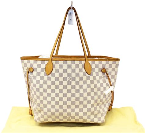 louis vuitton neverfull gm in damier azur|Louis Vuitton damier tote bag.